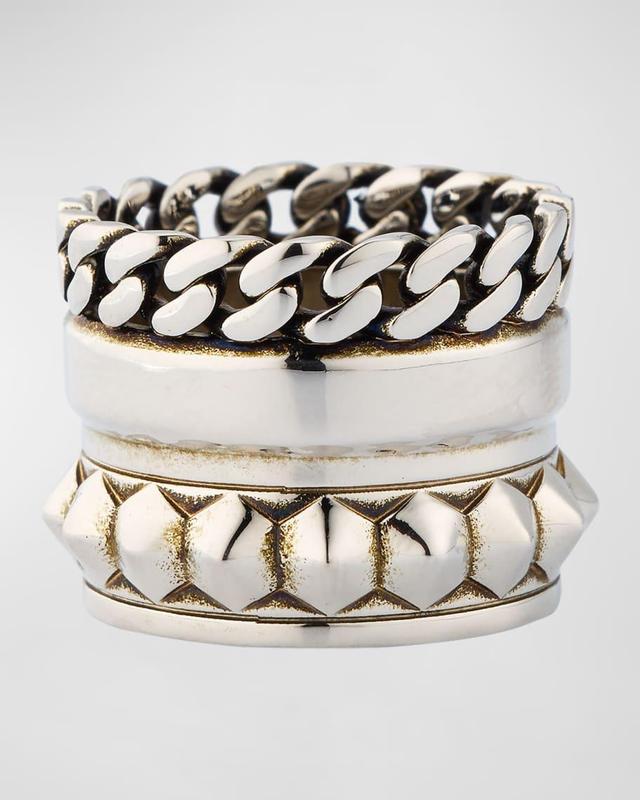 Men's Punk Multi-Layer Ring Product Image