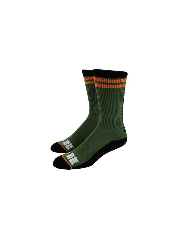 Dragon Ball Z Mens Dragon Ball Super: Super Hero Shenron Green & Black Crew Socks Product Image