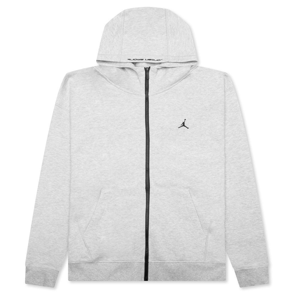 Sport Hoop Fleece Zip Up Jacket - Grey Heather/Black Male Product Image