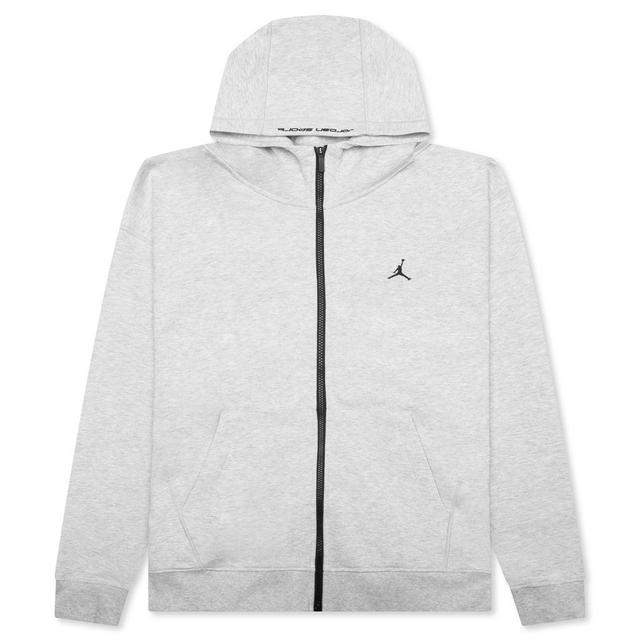 Sport Hoop Fleece Zip Up Jacket - Grey Heather/Black Male Product Image