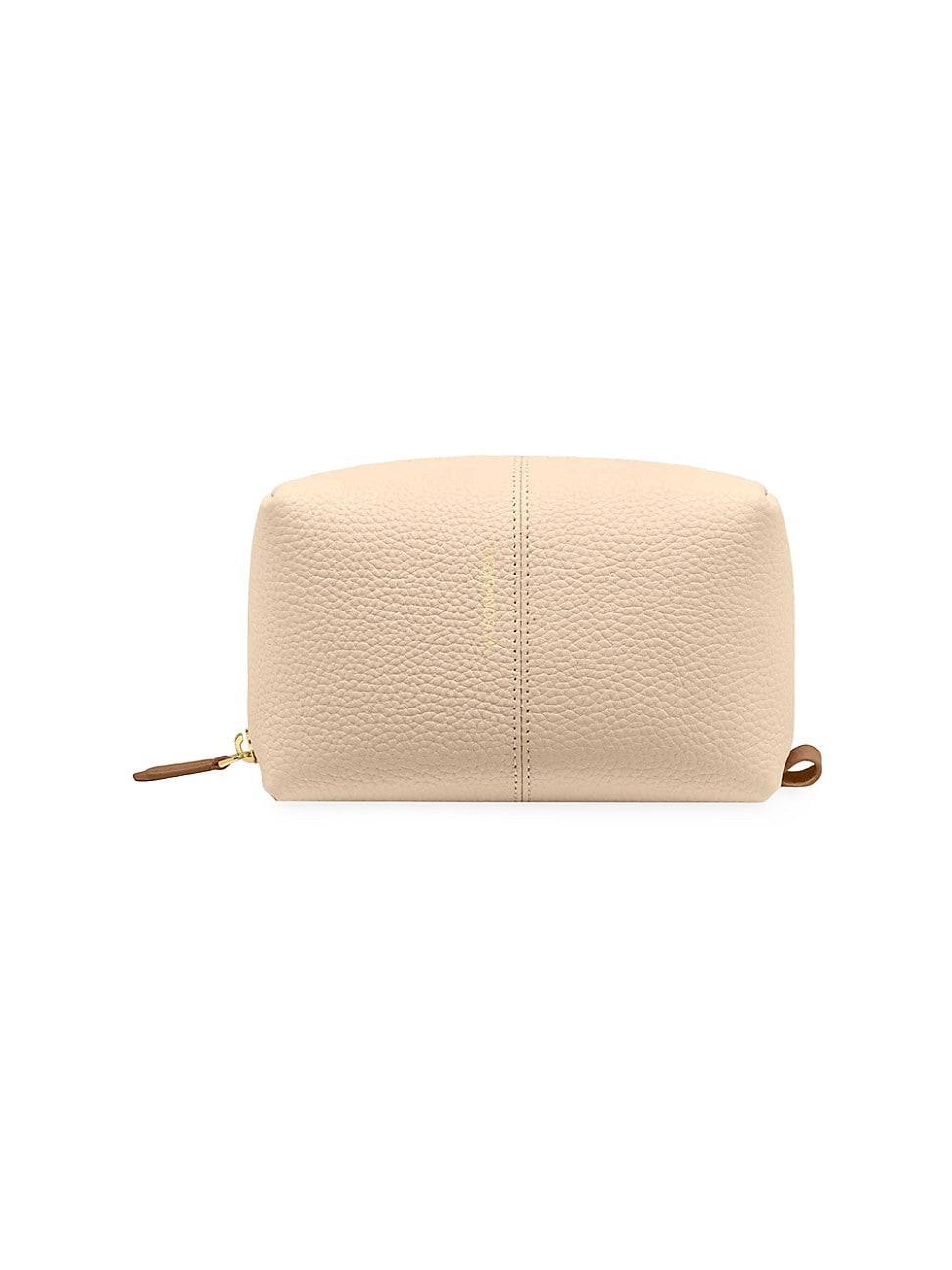 Womens Leather Beauty Pouch Product Image