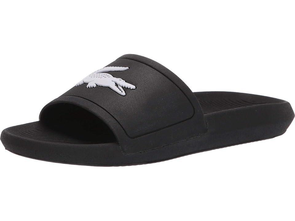 Lacoste Croco Slide 119 3 (Black/Whte) Women's Shoes Product Image