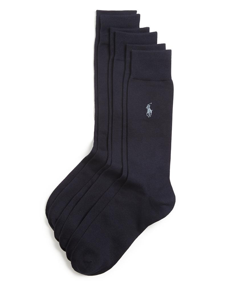 Polo Ralph Lauren Mens 3 Pk. Supersoft Dress Socks Product Image