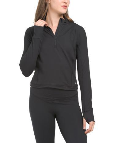 Collective Quarter Zip Top For Women Product Image