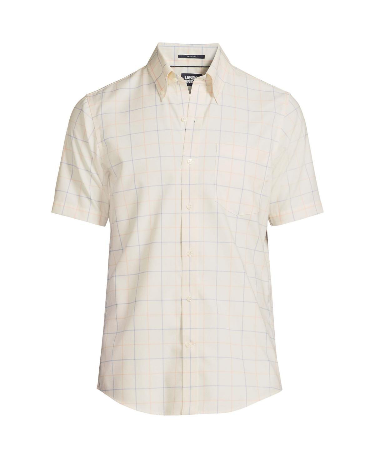 Mens Lands End Traditional-Fit No-Iron Button-Down Sport Shirt Product Image