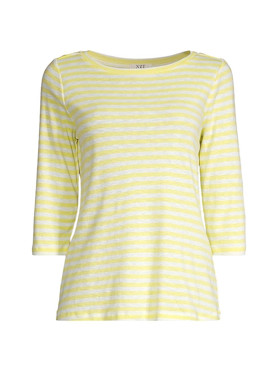 Womens Stripe Boatneck T-Shirt Product Image