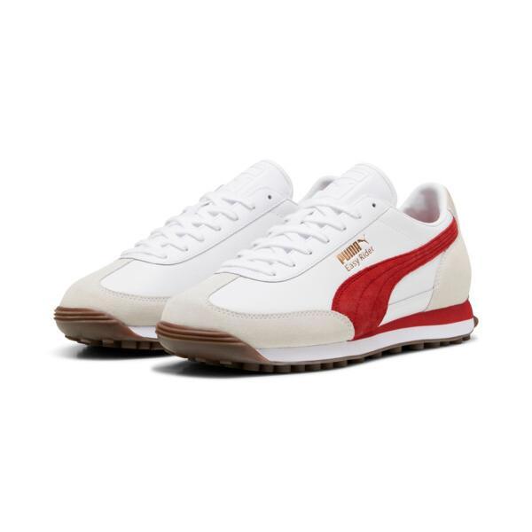 PUMA Easy Rider Mix Men's Sneakers in White/Club Red Product Image