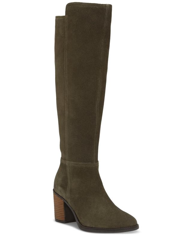 Lucky Brand Womens Bonnay Knee-High Block-Heel Boots Product Image