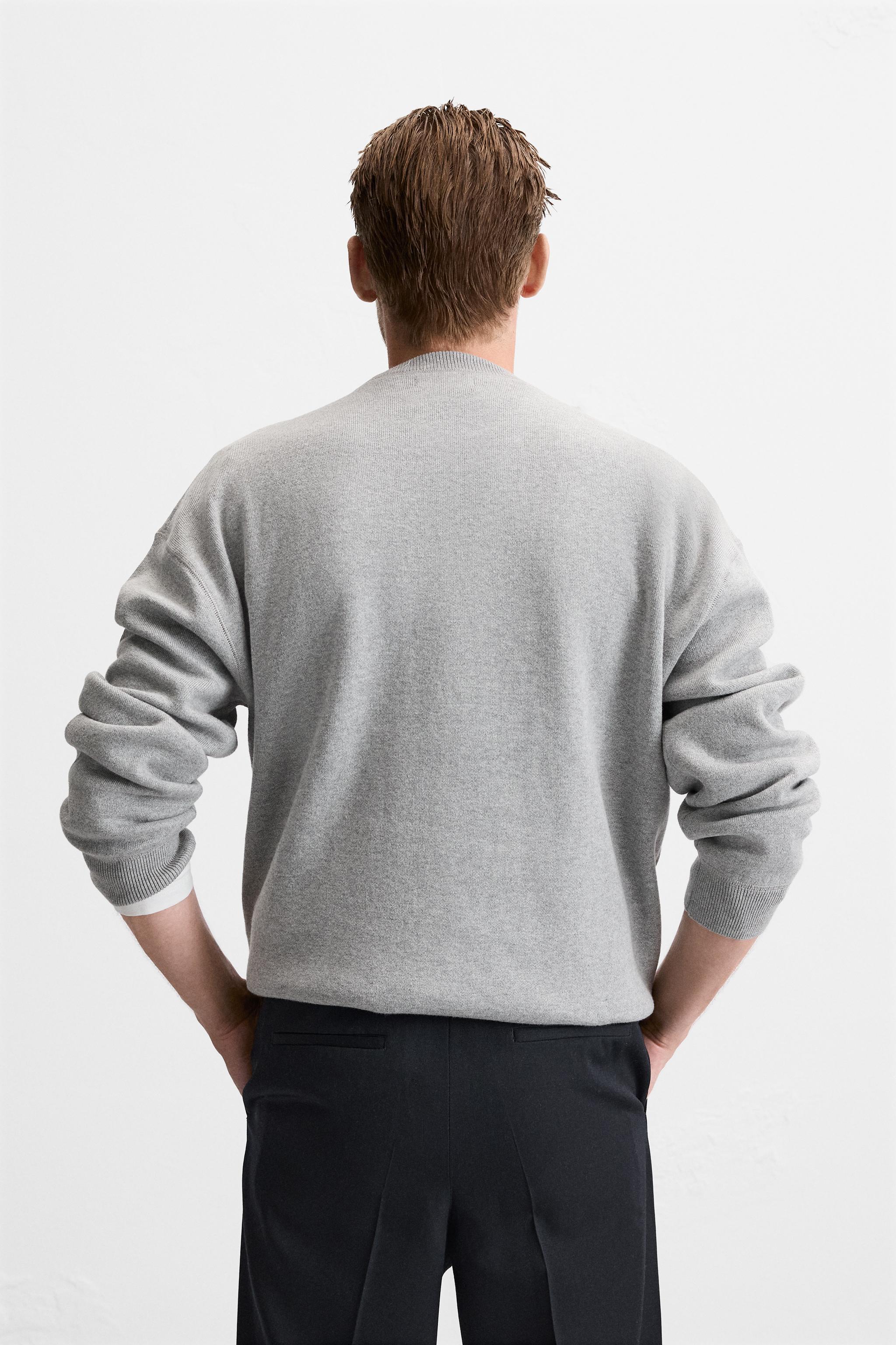 TEXTURED COTTON SWEATER Product Image