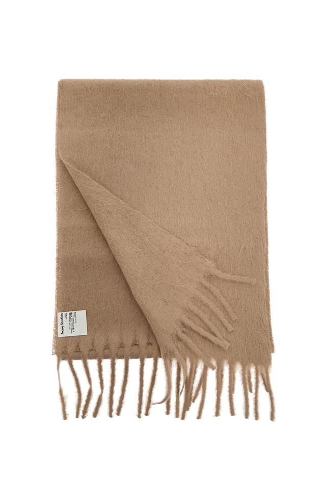 ACNE STUDIOS Alpaca Blend Scarf For In Gray Product Image