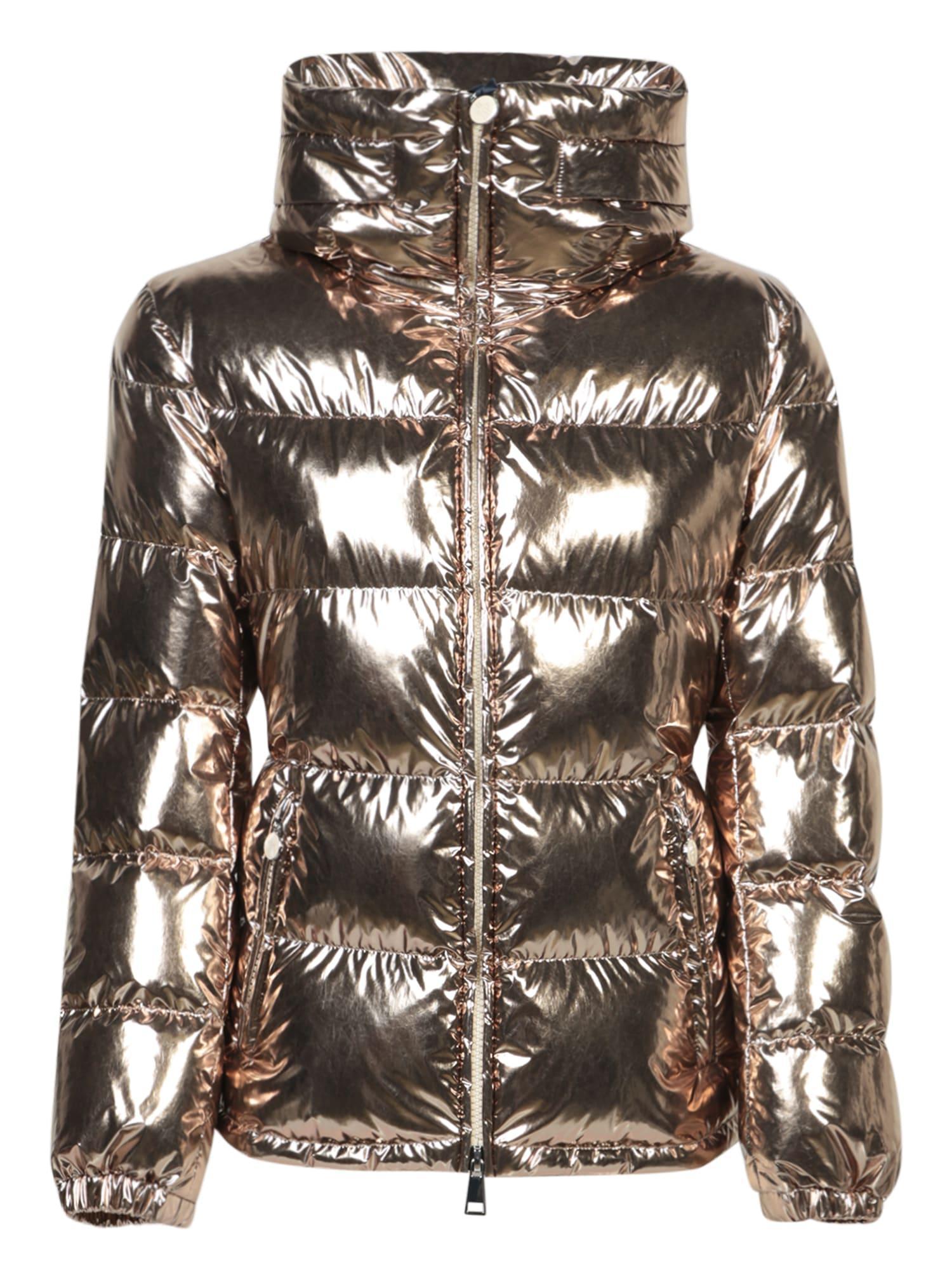 MONCLER Metallic Zip In Gold Product Image