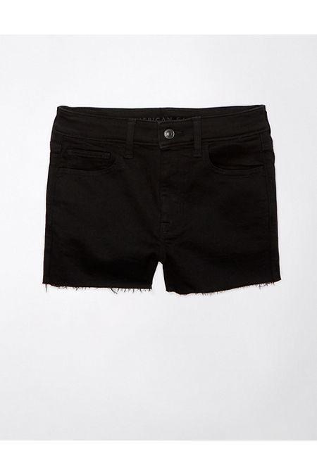 AE Next Level High-Waisted Denim Short Short Women's Product Image