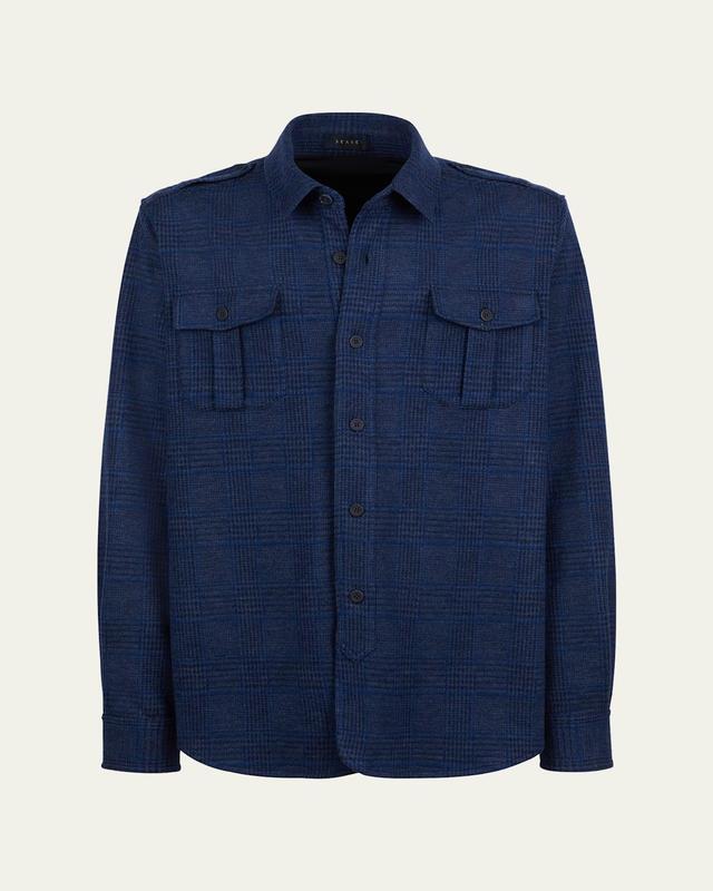 Mens Check Shirt Jacket Product Image