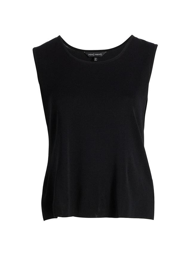 Womens Scoopneck Knit Tank Top Product Image