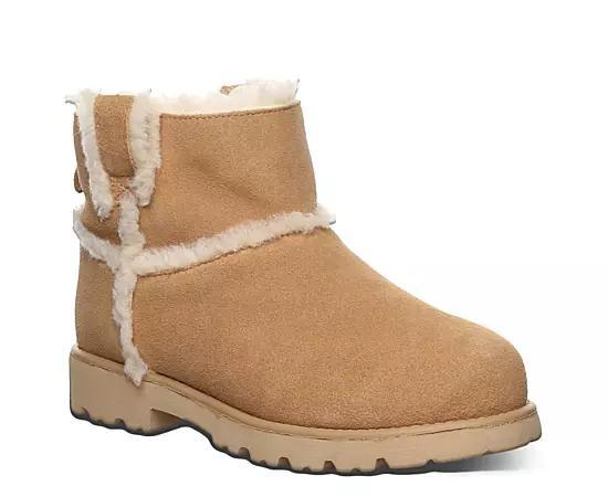 Bearpaw Willow Womens Suede Boots Iced Brown Product Image