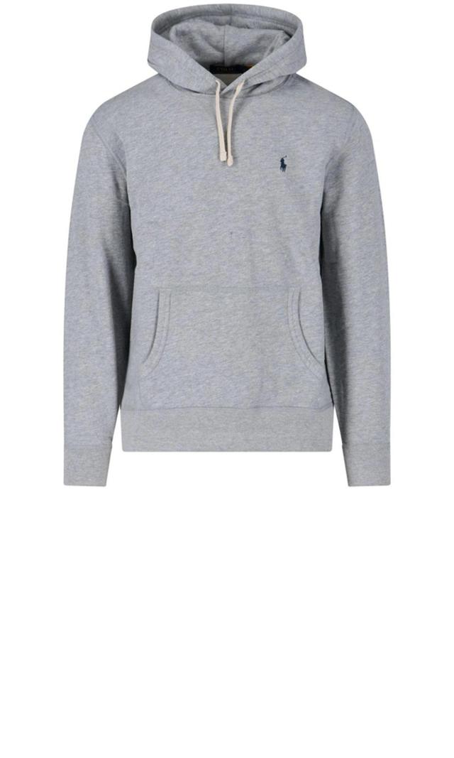 Logo Hoodie In Gray Product Image