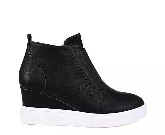 Journee Collection Clara Womens Wedge Sneakers Product Image