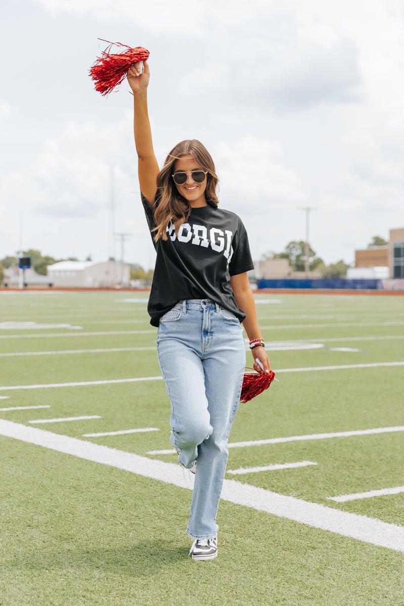 Georgia Black Game Day Tee - FINAL SALE Product Image