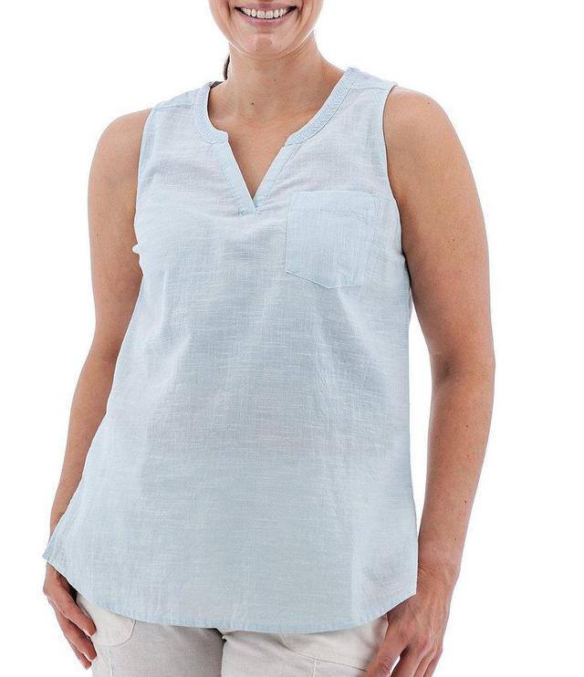 Aventura Devonne Split V-Neck Tank Top Product Image