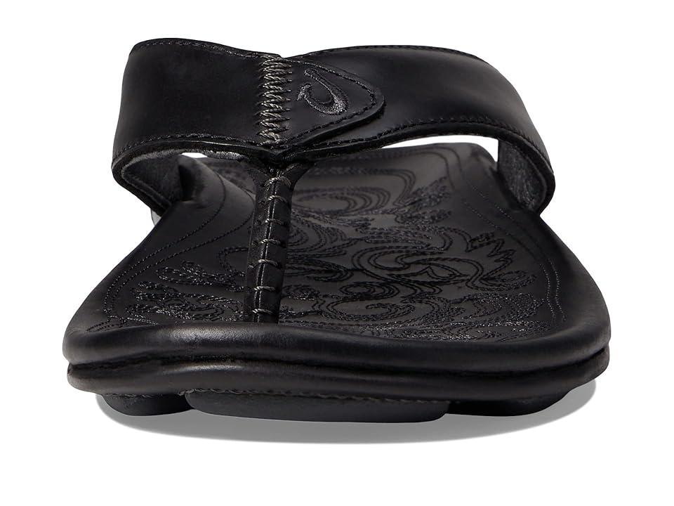 OluKai Mekila Black) Men's Shoes Product Image