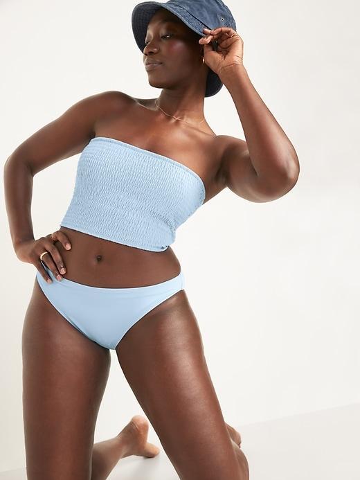 Mid-Rise Bikini Swim Bottoms Product Image