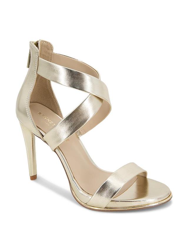 Kenneth Cole Womens Brooke Crisscross Strappy High Heel Sandals Product Image