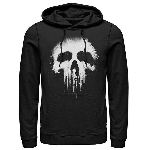 Mens Marvel The Punisher Scary Grungy Skull Logo Graphic Hoodie Product Image