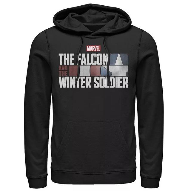 Mens Marvel The Falcon And The Winter Soldier Shield Logo Hoodie Product Image