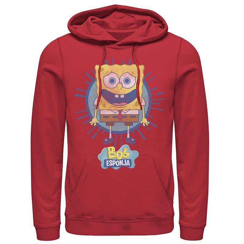 Mens Nickelodeon SpongeBob SquarePants Bob Rays Spanish Graphic Hoodie Product Image