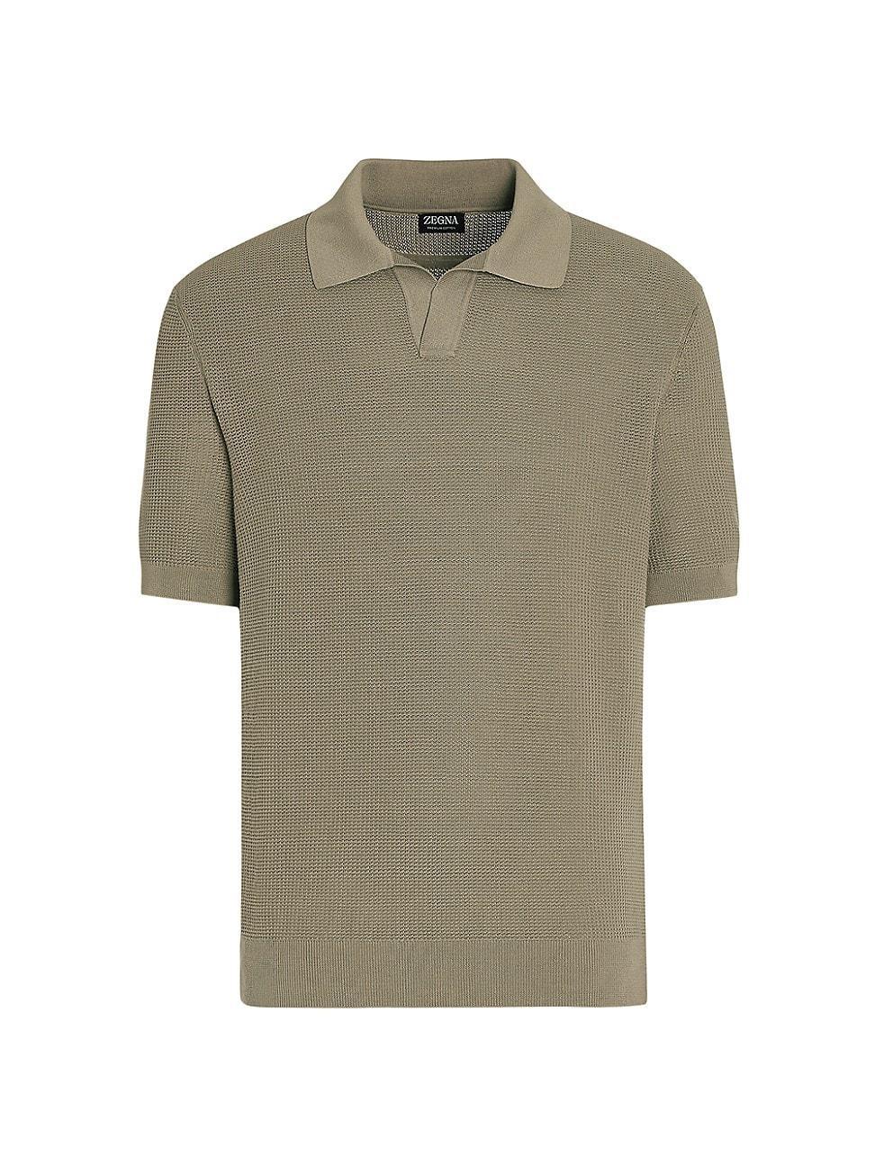 Mens Premium Cotton Polo Shirt Product Image