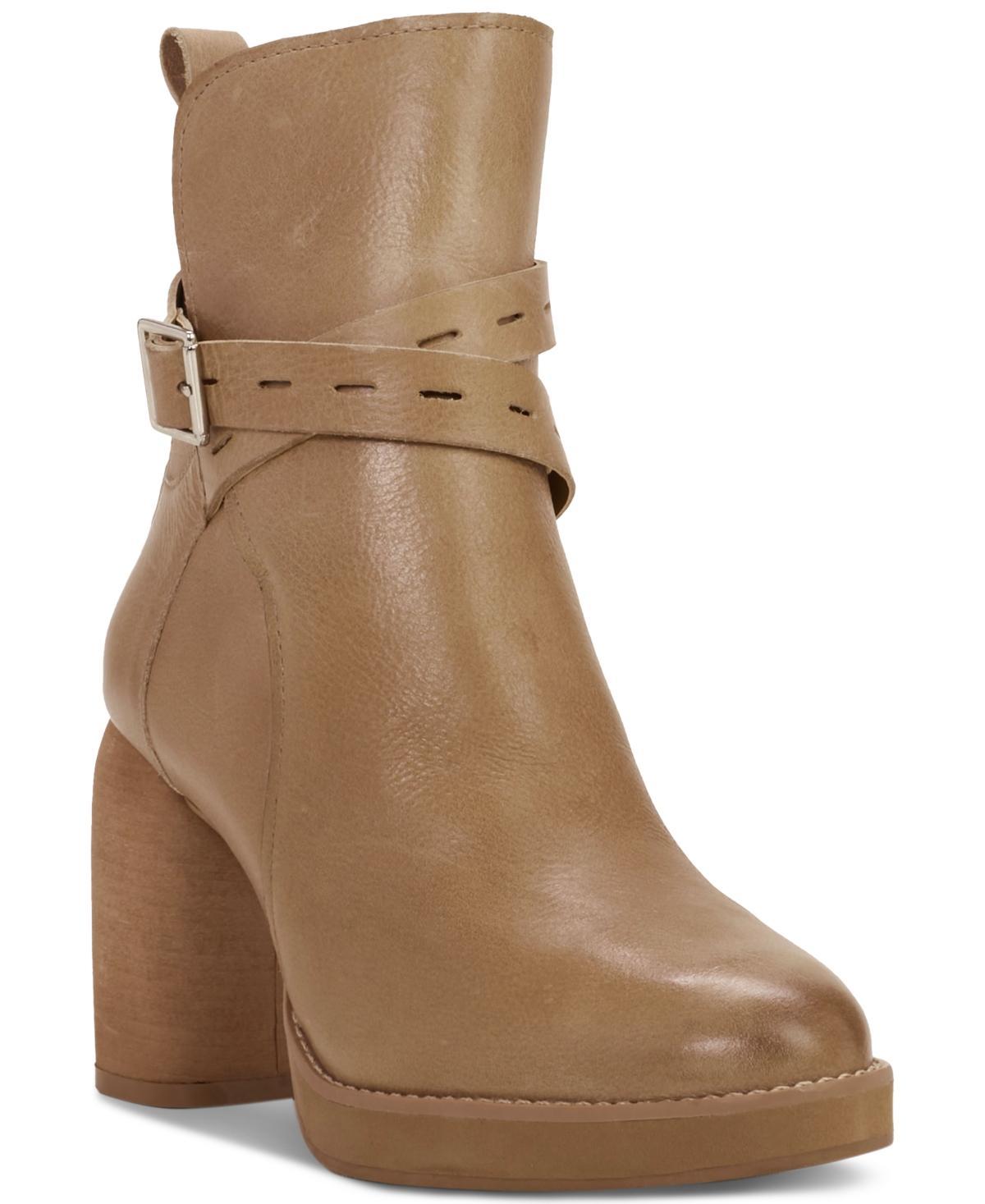 Lucky Brand Womens Natesa Buckled Dress Booties Product Image