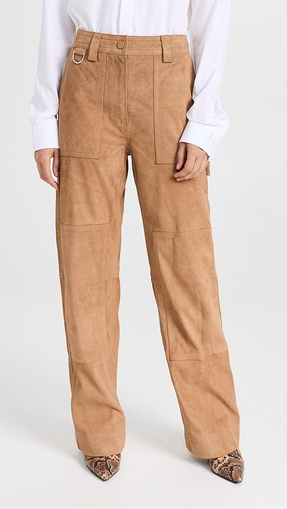 Saks Potts Rose Leather Pants | Shopbop Product Image