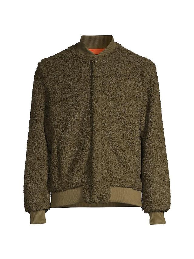 Mens Quilted Bomber Jacket Product Image