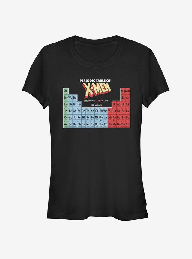 Marvel X-Men X-Men Periodic Table Girls T-Shirt Product Image