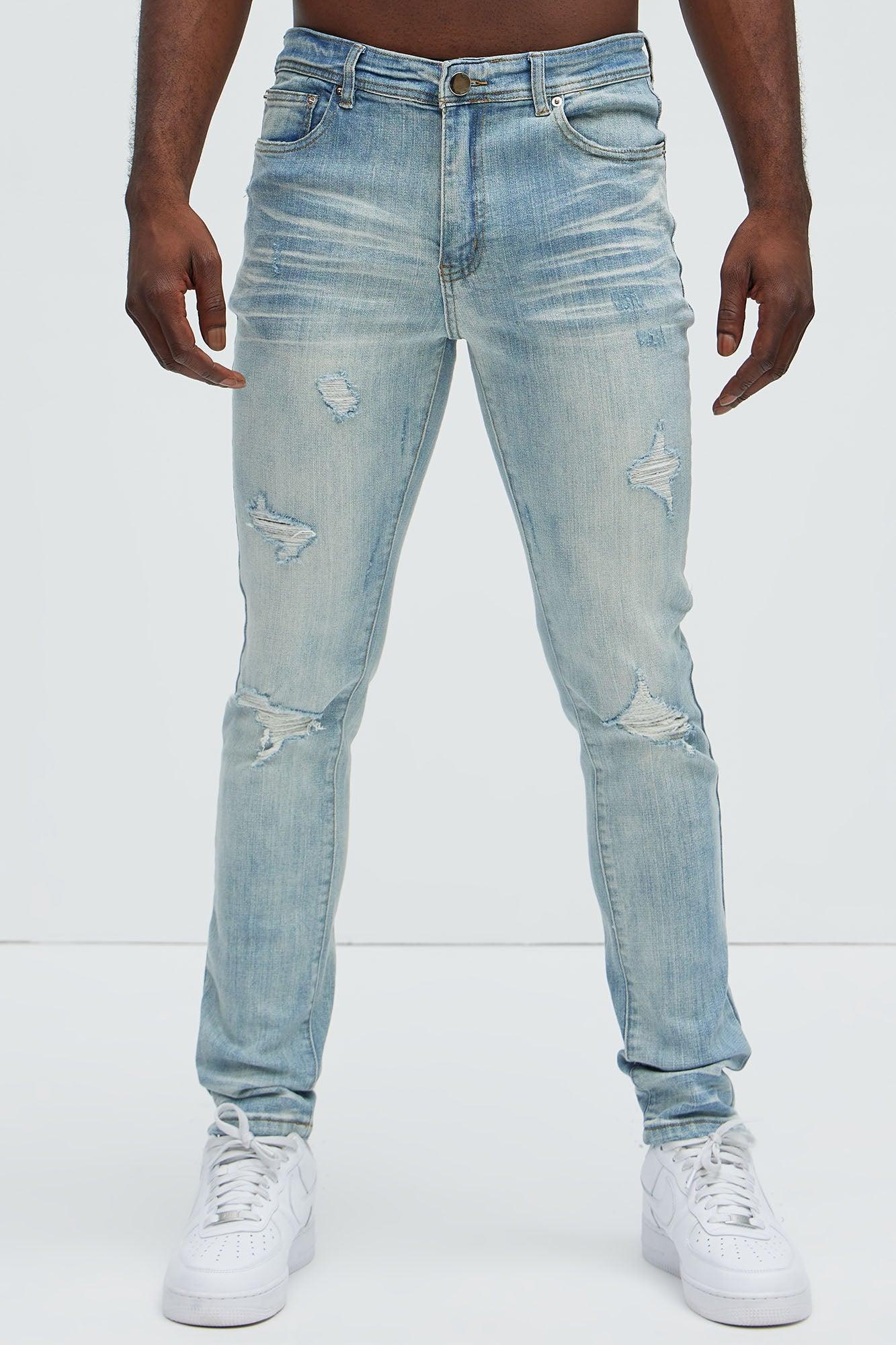 Take It Away Ripped Skinny Jeans - Light Wash Product Image