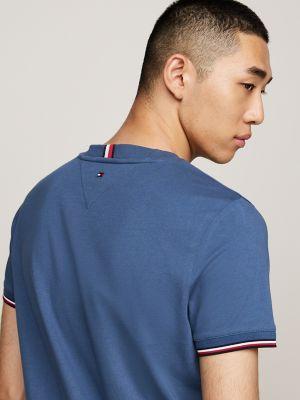 Slim Fit Tommy Logo Tipped T-Shirt Product Image