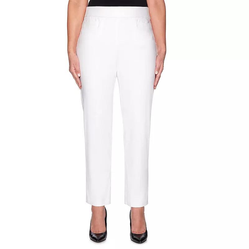 Plus Size Alfred Dunner Allure Pull On Ankle Pants, Womens Product Image