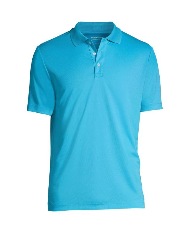 Lands End Mens Short Sleeve Solid Active Polo Shirt Product Image