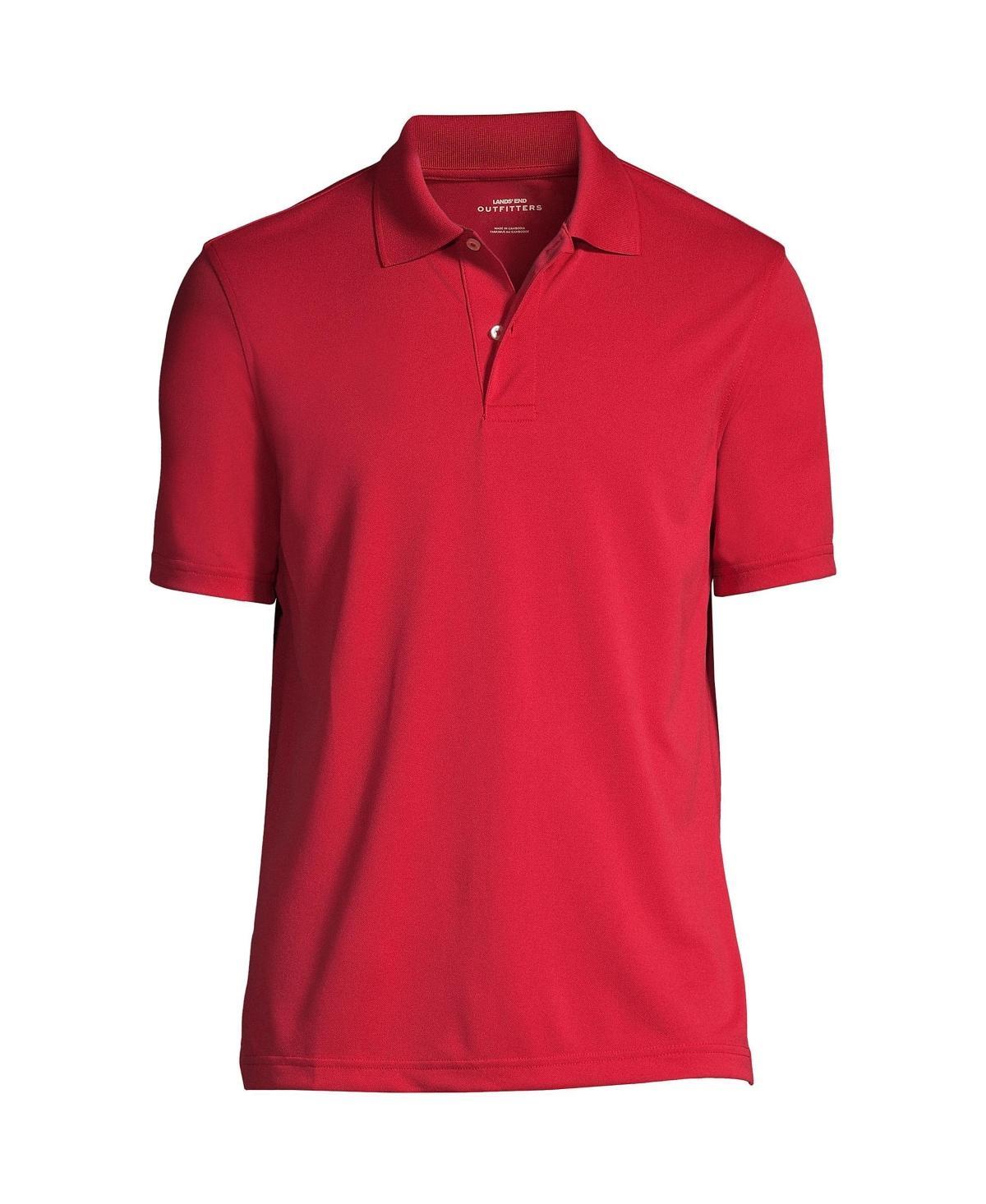 Mens Lands End Short Sleeve Quick-Dry Stain-Release Polo Shirt Product Image