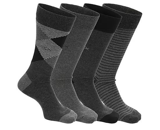 Calvin Klein Men's Dress Crew Argyle Socks 4 Pairs Product Image