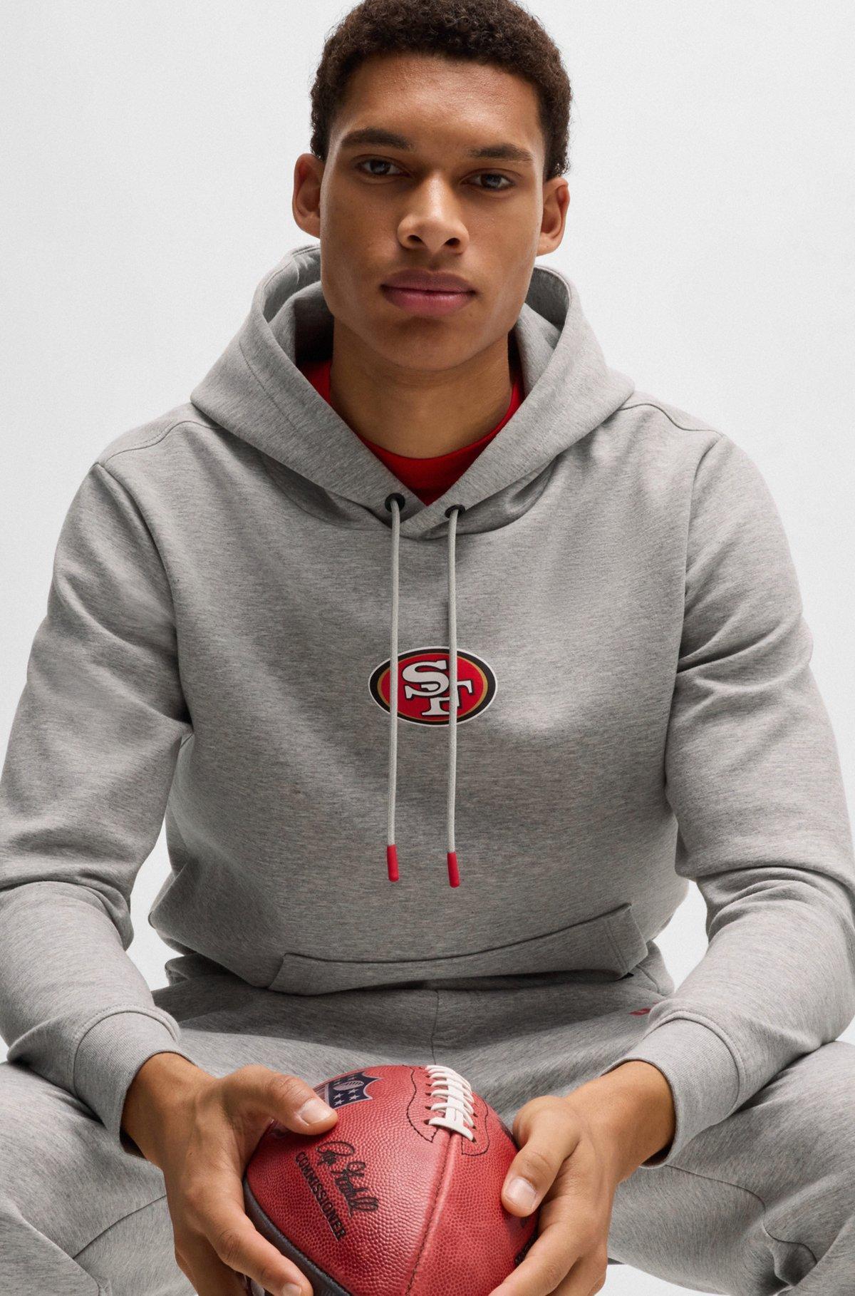 BOSS x NFL interlock hoodie with special branding Product Image