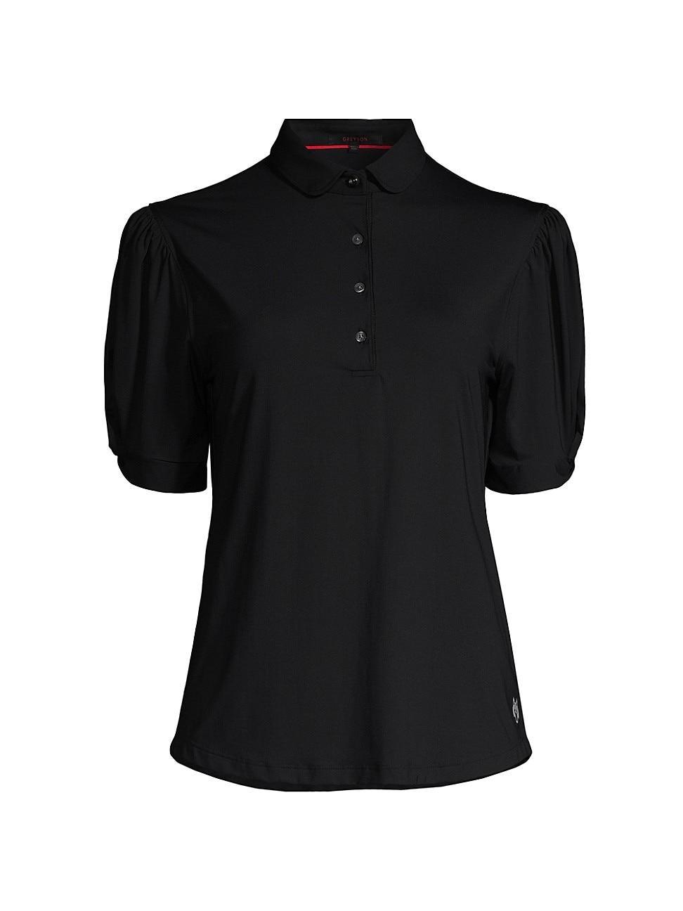 Womens Maison Puff-Sleeve Polo Product Image