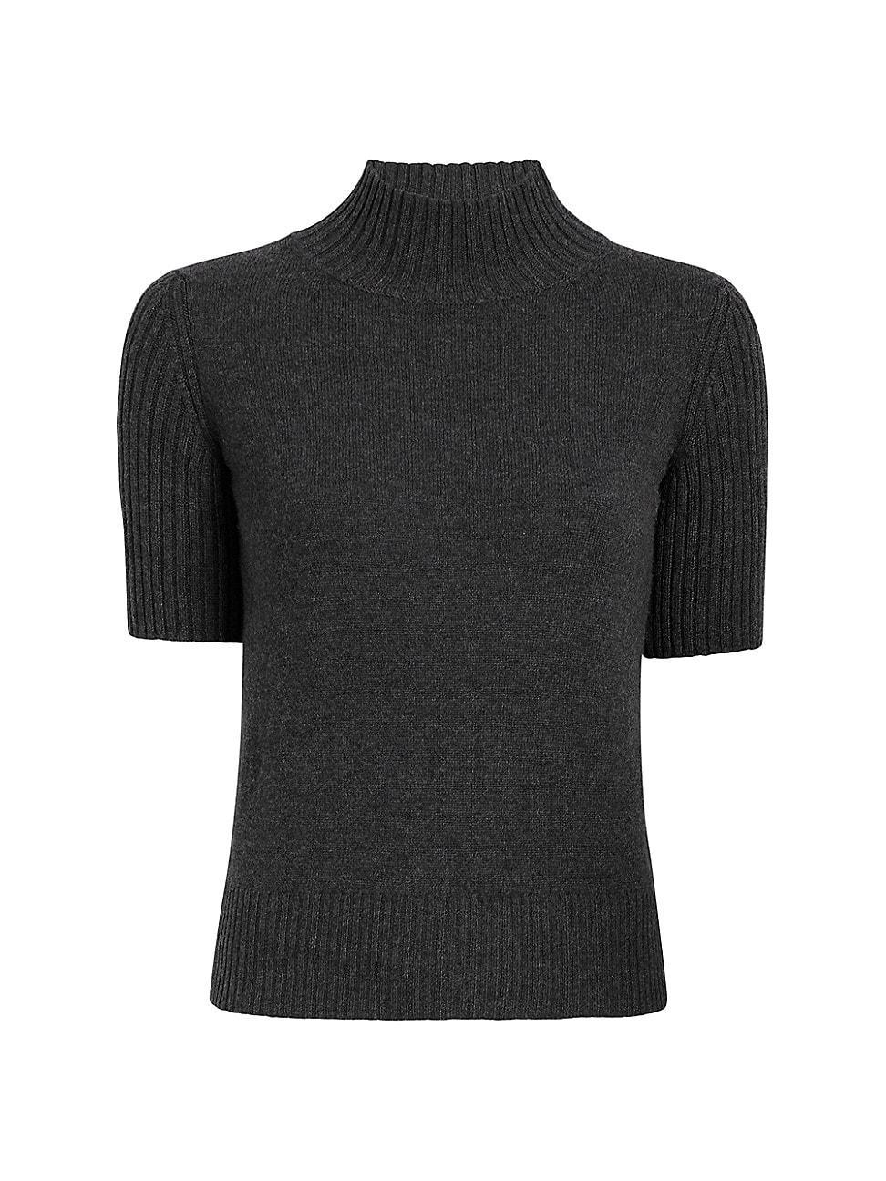 Womens Cecil Cashmere Short-Sleeve Sweater product image