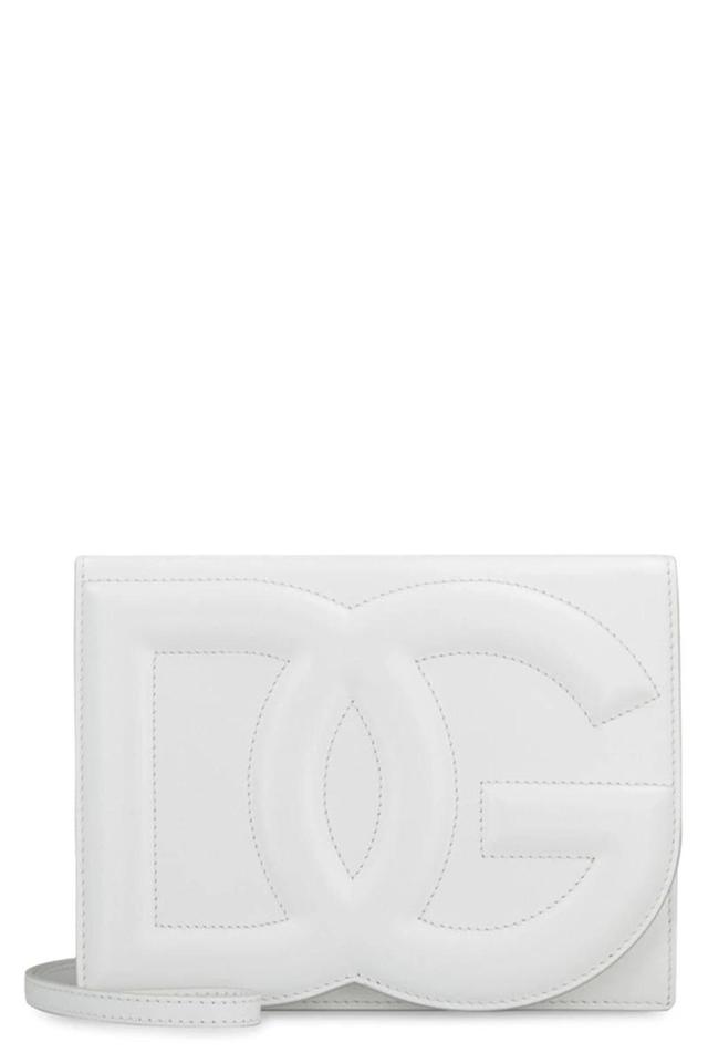 Women's Dg Logo Crossbody Bag In White Product Image