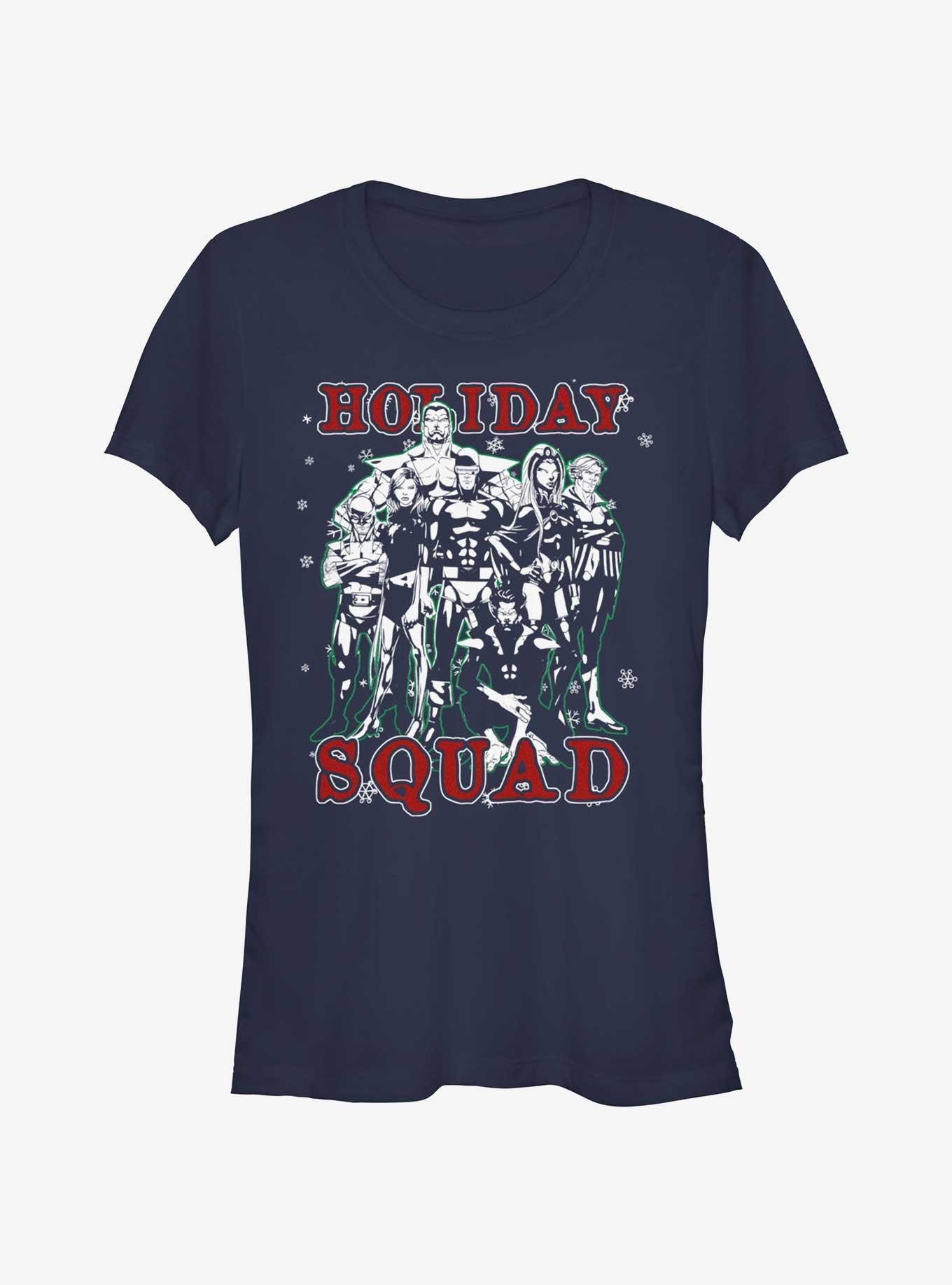 Marvel X-Men Holiday Squad Girls T-Shirt Product Image