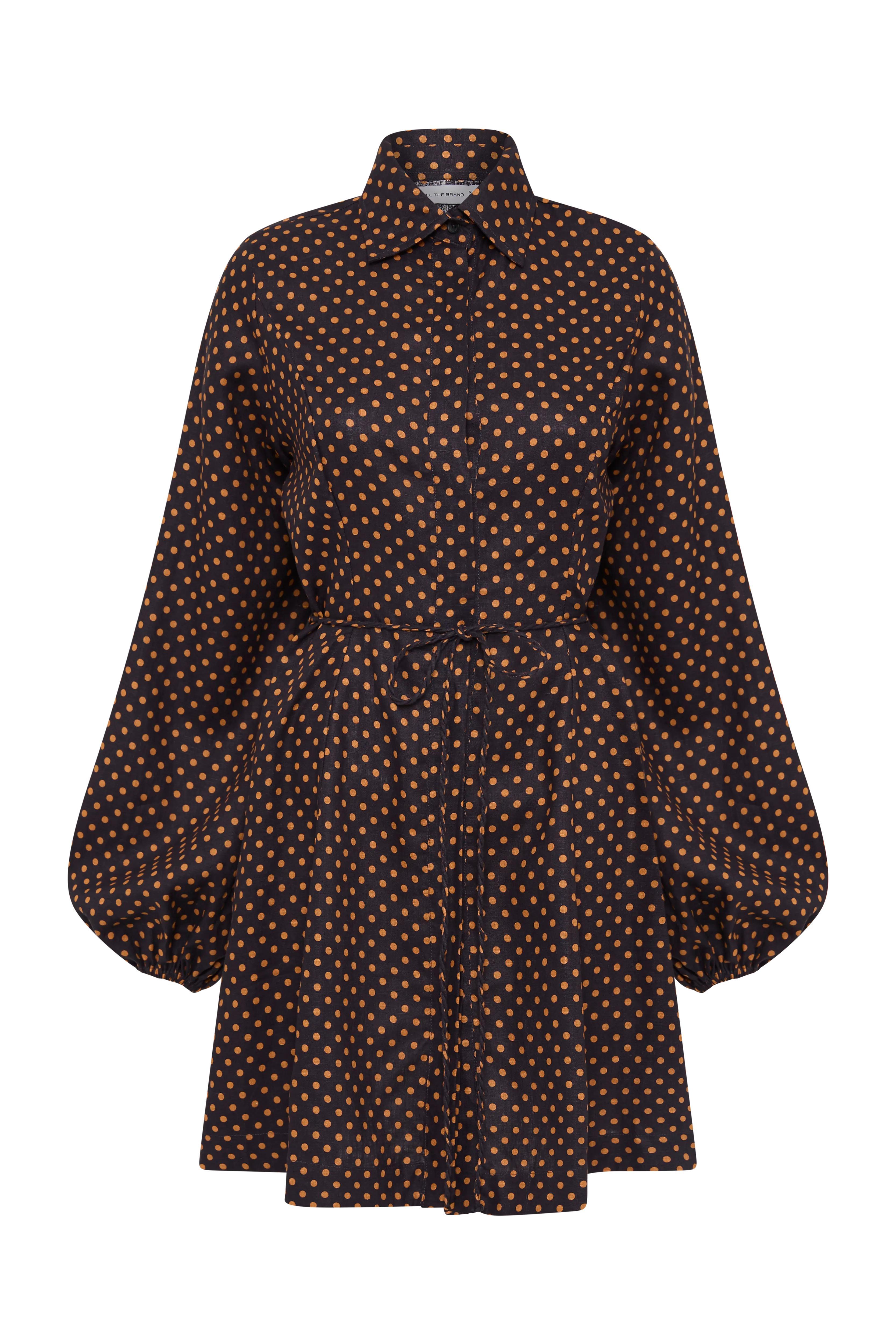 Rae Mini Dress Ludovica Polka Dot - Final Sale Product Image