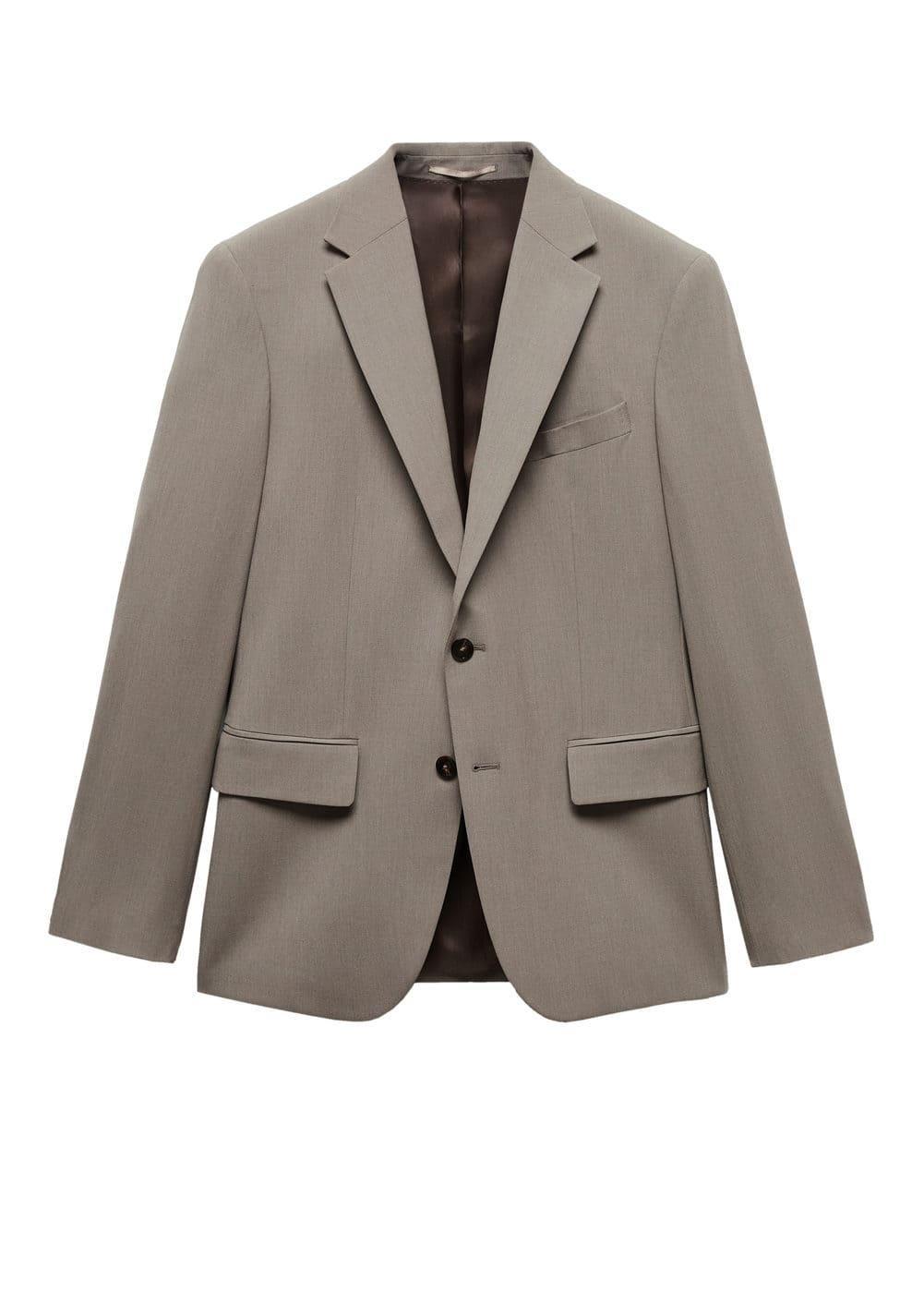 MANGO MAN - Slim-fit wool suit blazer beigeMen Product Image