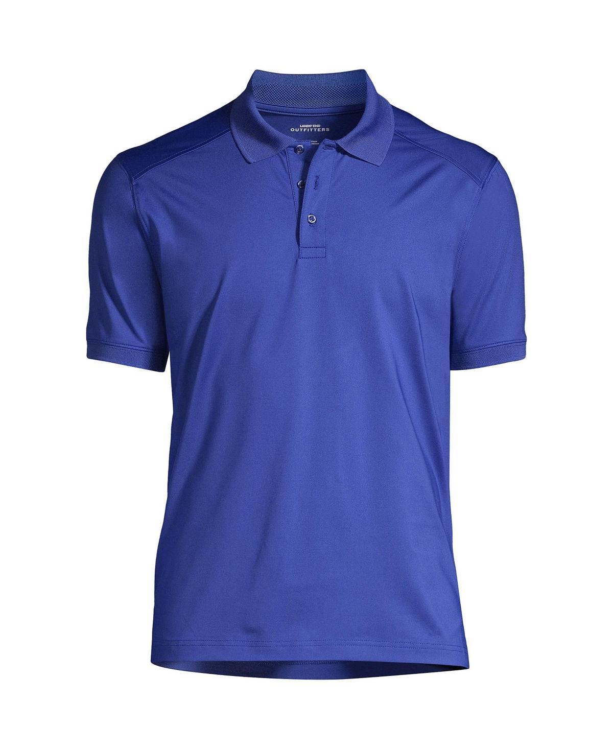 Lands End Mens Short Sleeve Rapid Dry Active Polo Shirt Product Image