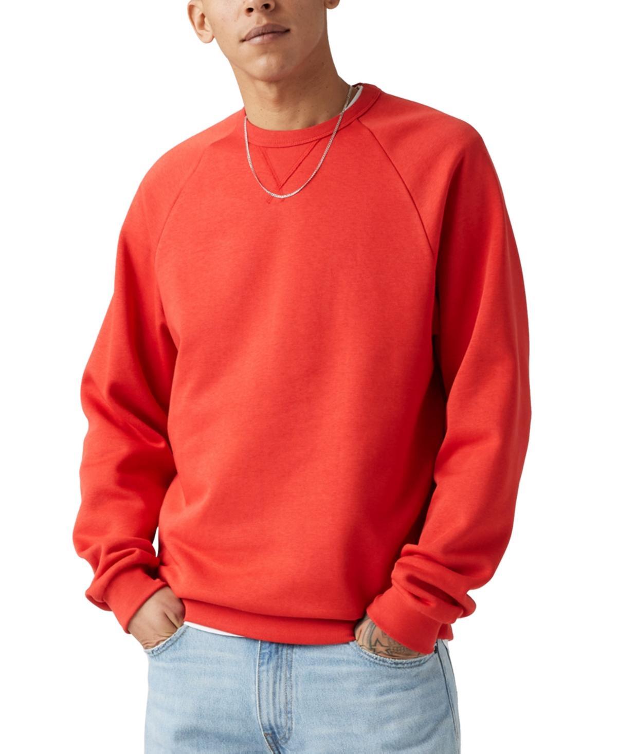 Levi Mens Relaxed Fit Crewneck Long Sleeve Red Tab Logo Sweatshirt Product Image