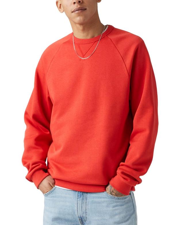 Levi Mens Relaxed Fit Crewneck Long Sleeve Red Tab Logo Sweatshirt Product Image